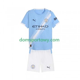 Koszulka Manchester City Dziecięcy Domowe Koszulki Piłkarskie 2025-2026 Krótki Rękaw
